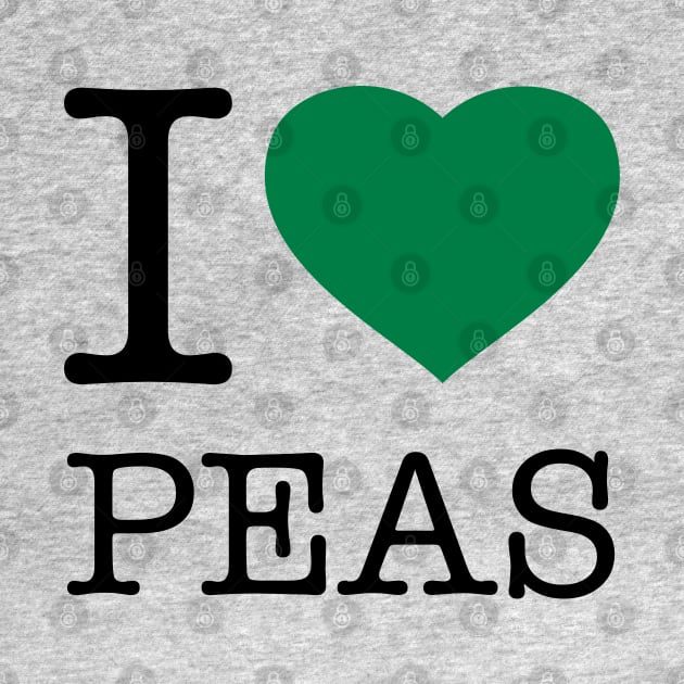 I LOVE PEAS by eyesblau